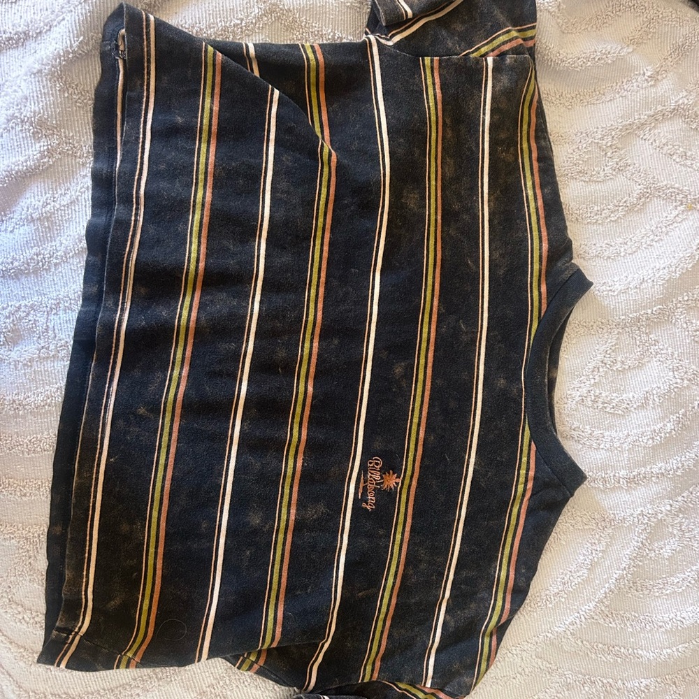 Billabong Multicolor Striped Tee